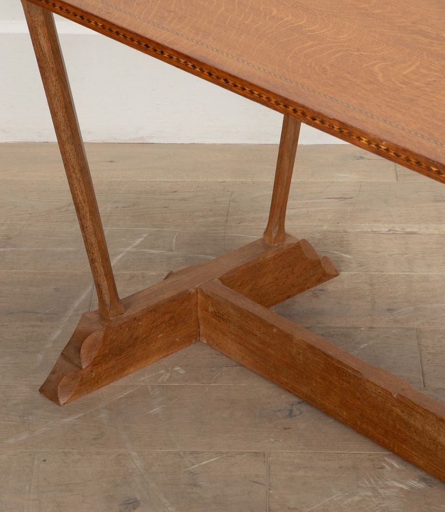 1970s English Oak Refectory Table TD053988