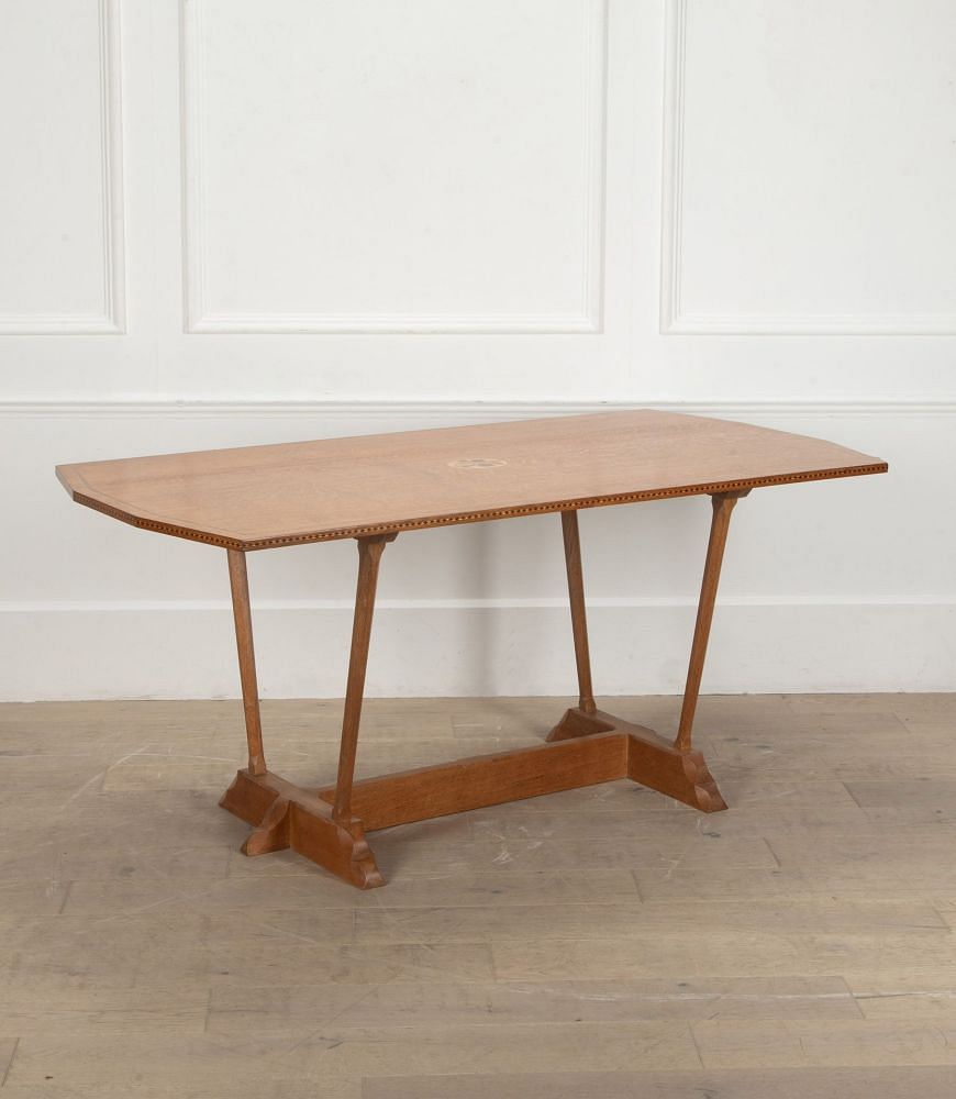 1970s English Oak Refectory Table TD053988