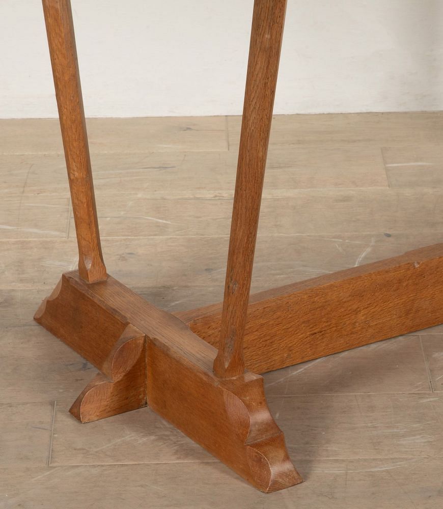 1970s English Oak Refectory Table TD053988