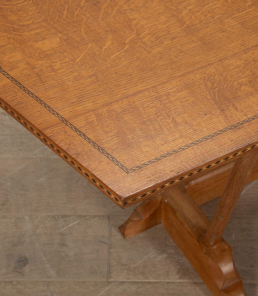 1970s English Oak Refectory Table TD053988