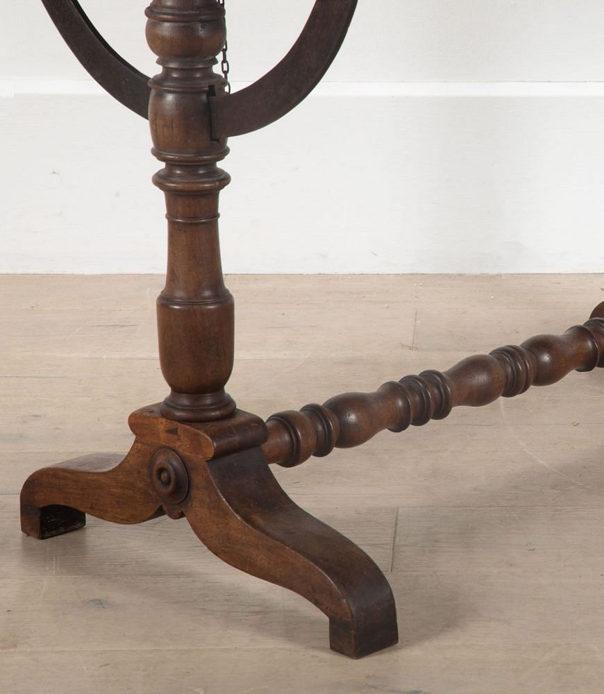 Large 19th Century French Oval Folding Vineyard Table TD1538447