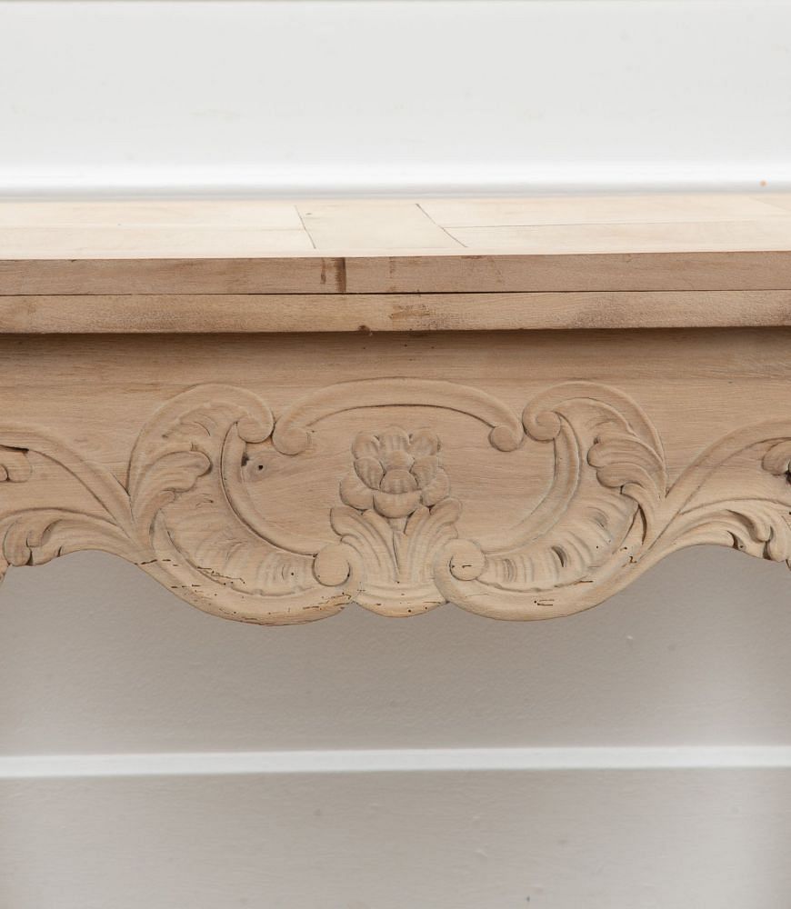 19th Century Louis XV Extending Bleached Walnut Table TD3439246
