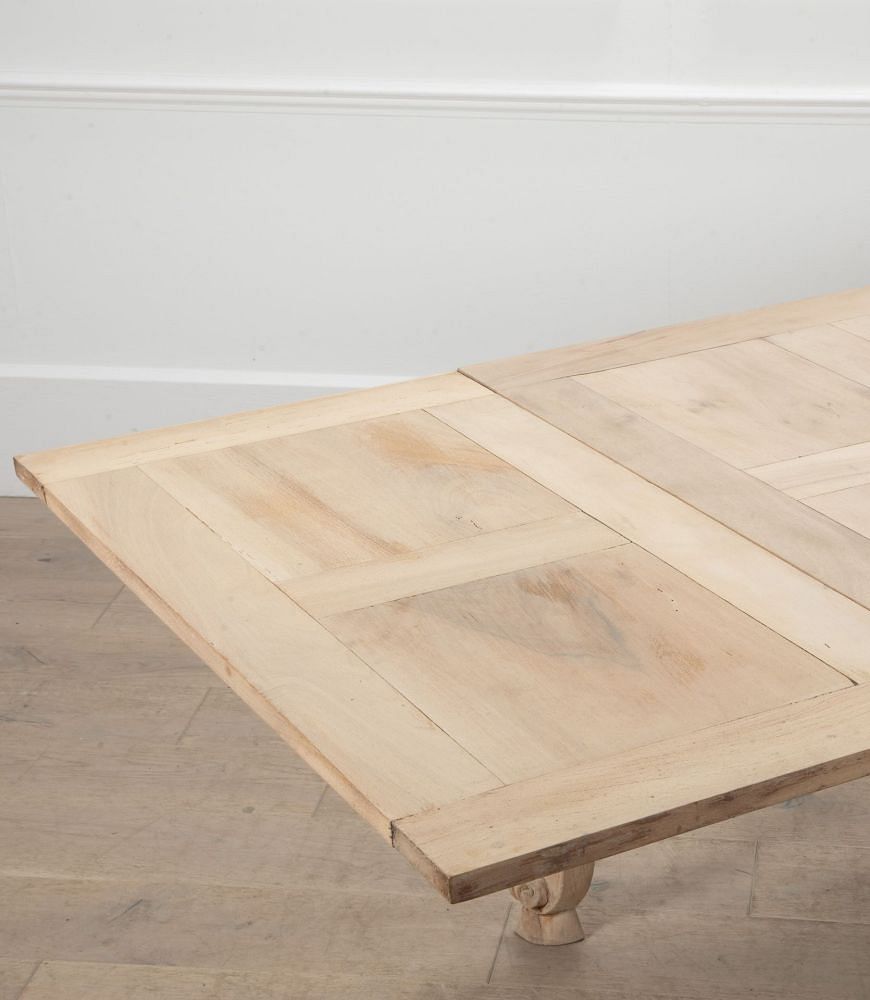 19th Century Louis XV Extending Bleached Walnut Table TD3439246
