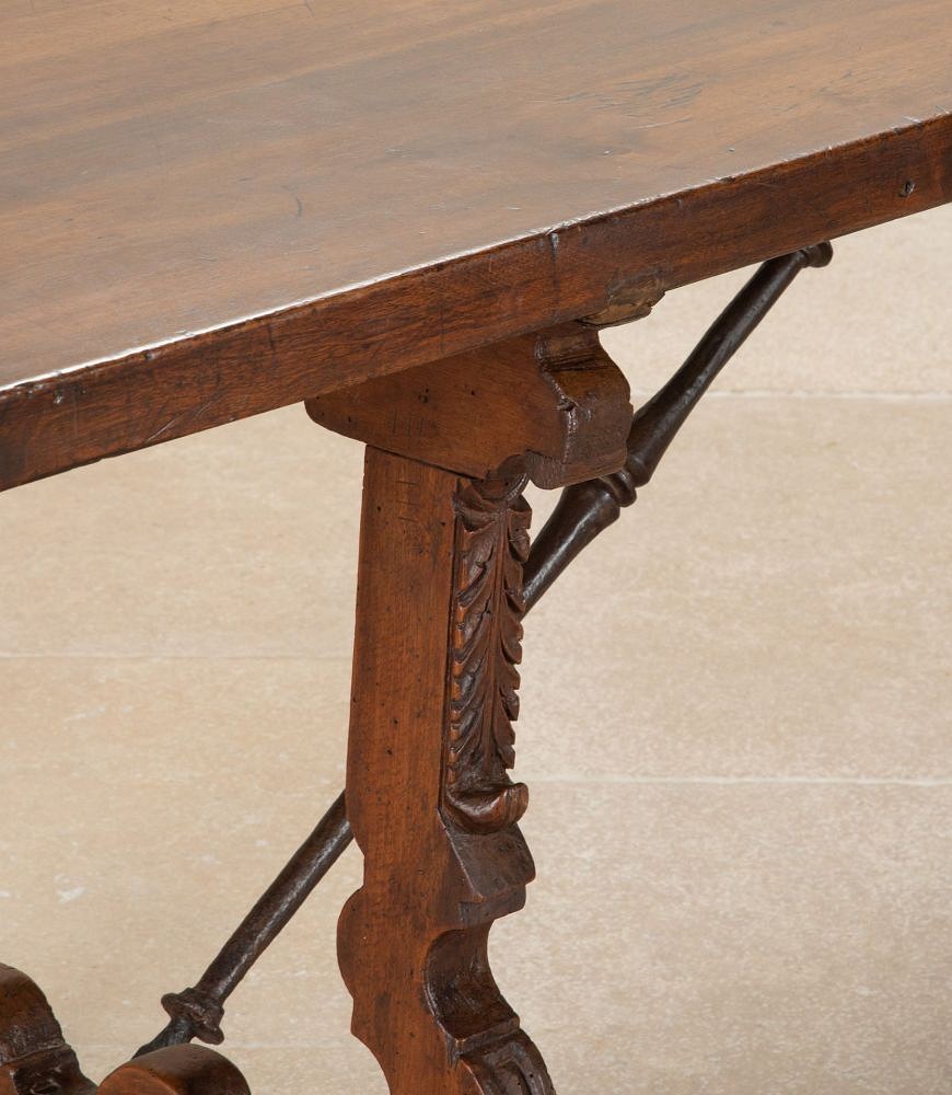 Long 19th Century Spanish Walnut Rectory Table TD5242832