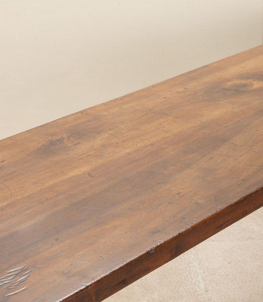 Long 19th Century Spanish Walnut Rectory Table TD5242832