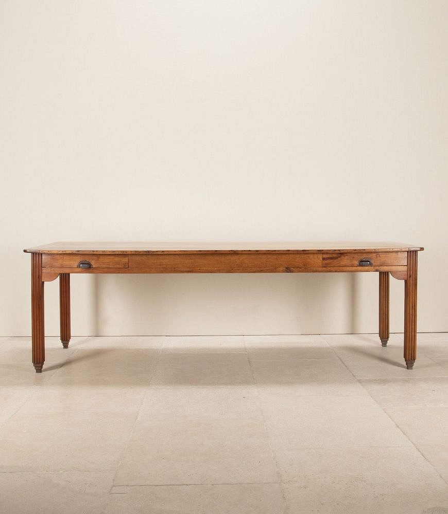 19th Century French Cherry Wood Dining Table TD5243262