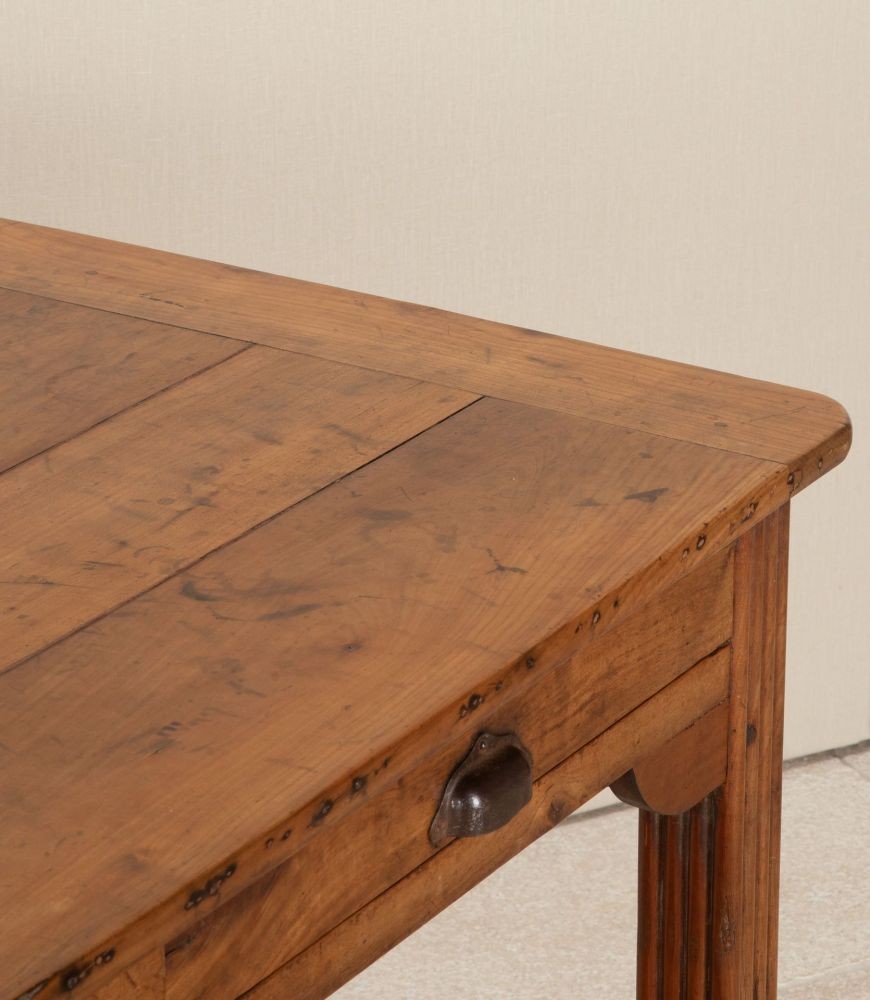 19th Century French Cherry Wood Dining Table TD5243262