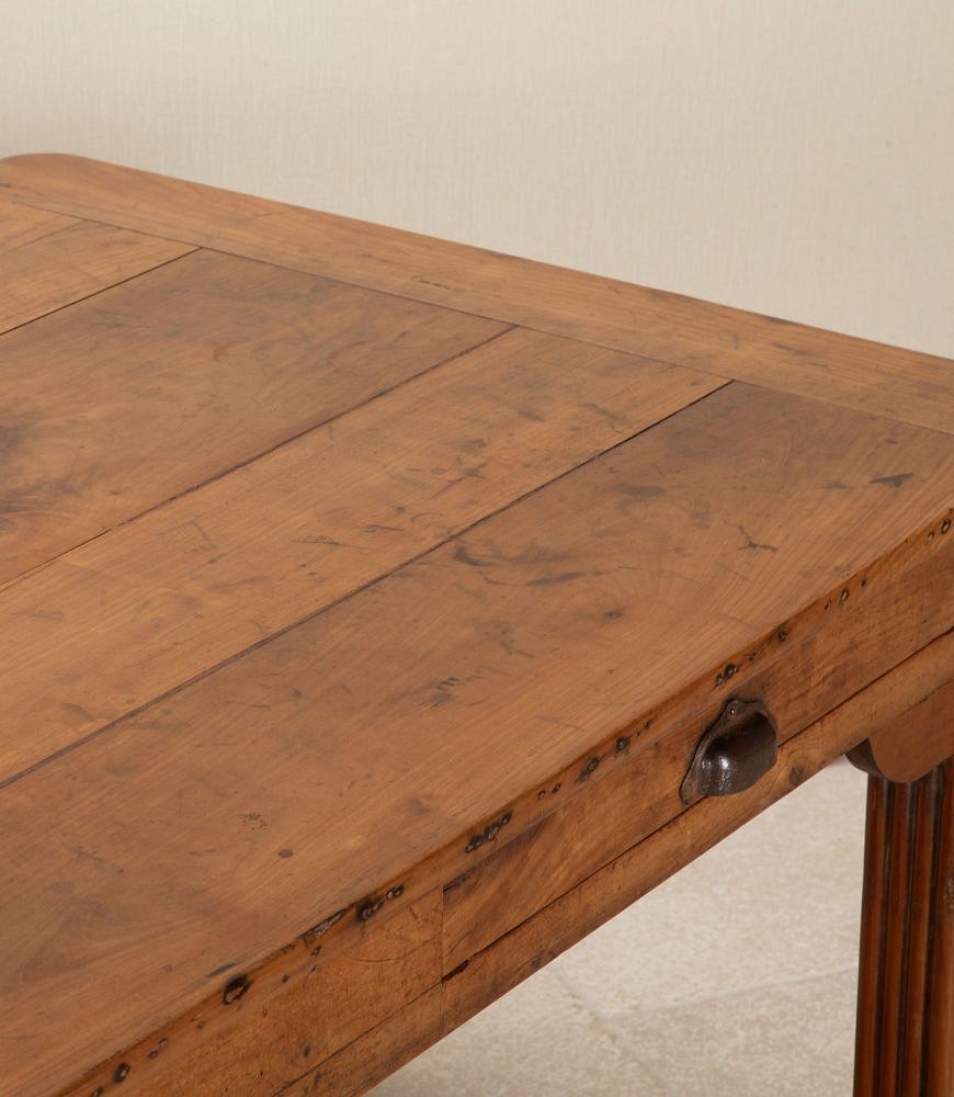 19th Century French Cherry Wood Dining Table TD5243262