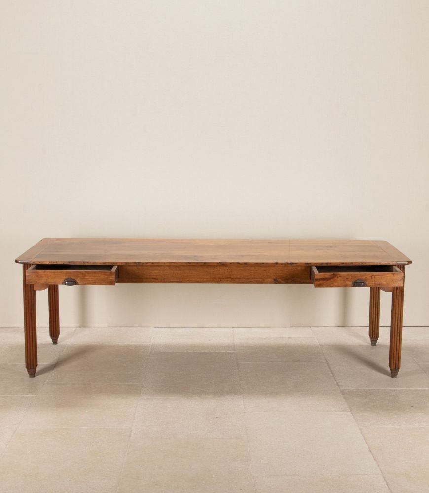 19th Century French Cherry Wood Dining Table TD5243262