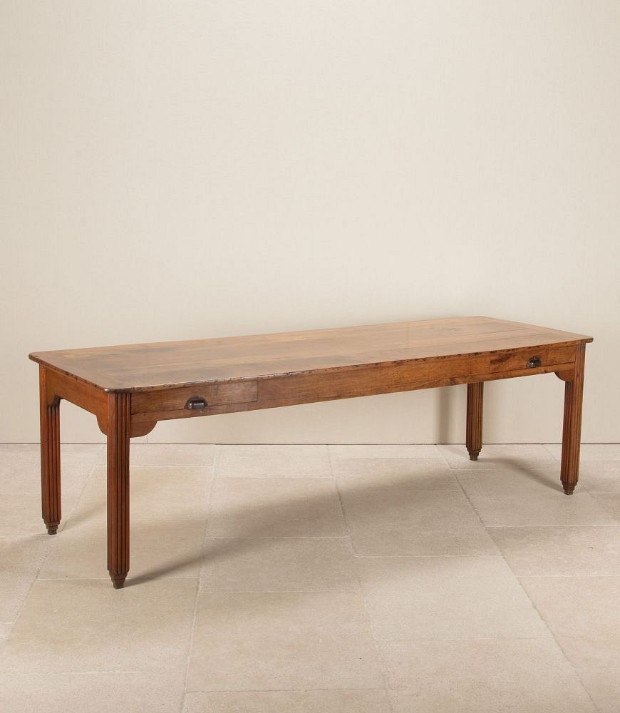 19th Century French Cherry Wood Dining Table TD5243262