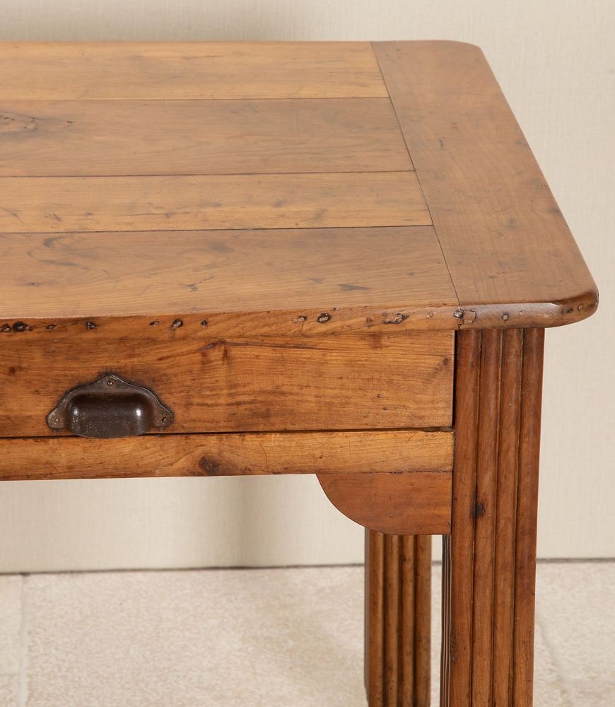 19th Century French Cherry Wood Dining Table TD5243262