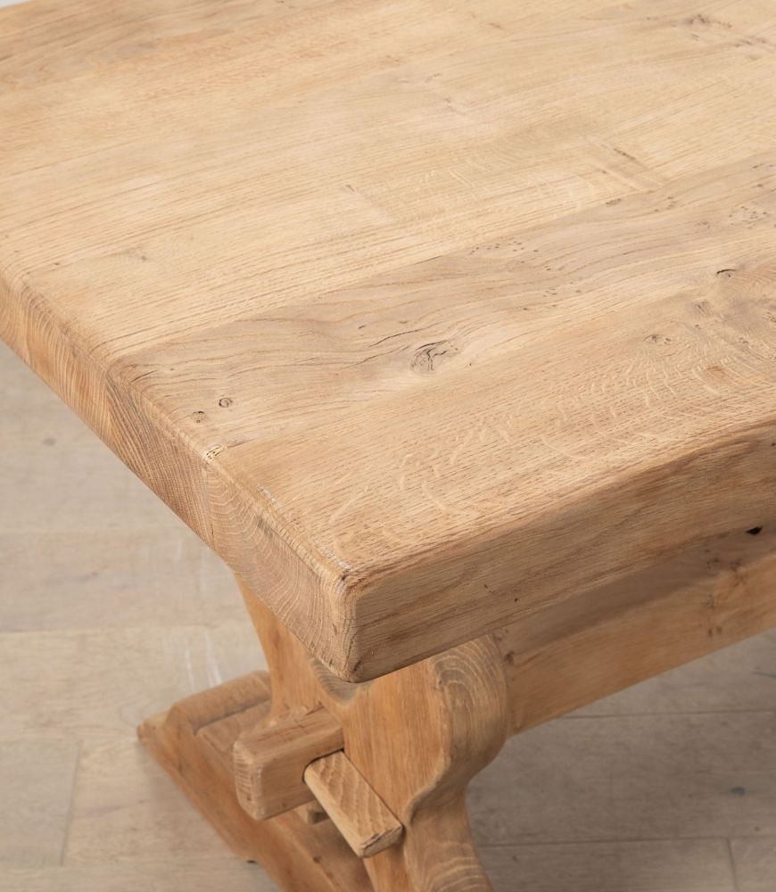 20th Century Scrubbed Oak Refectory Table TD8538008