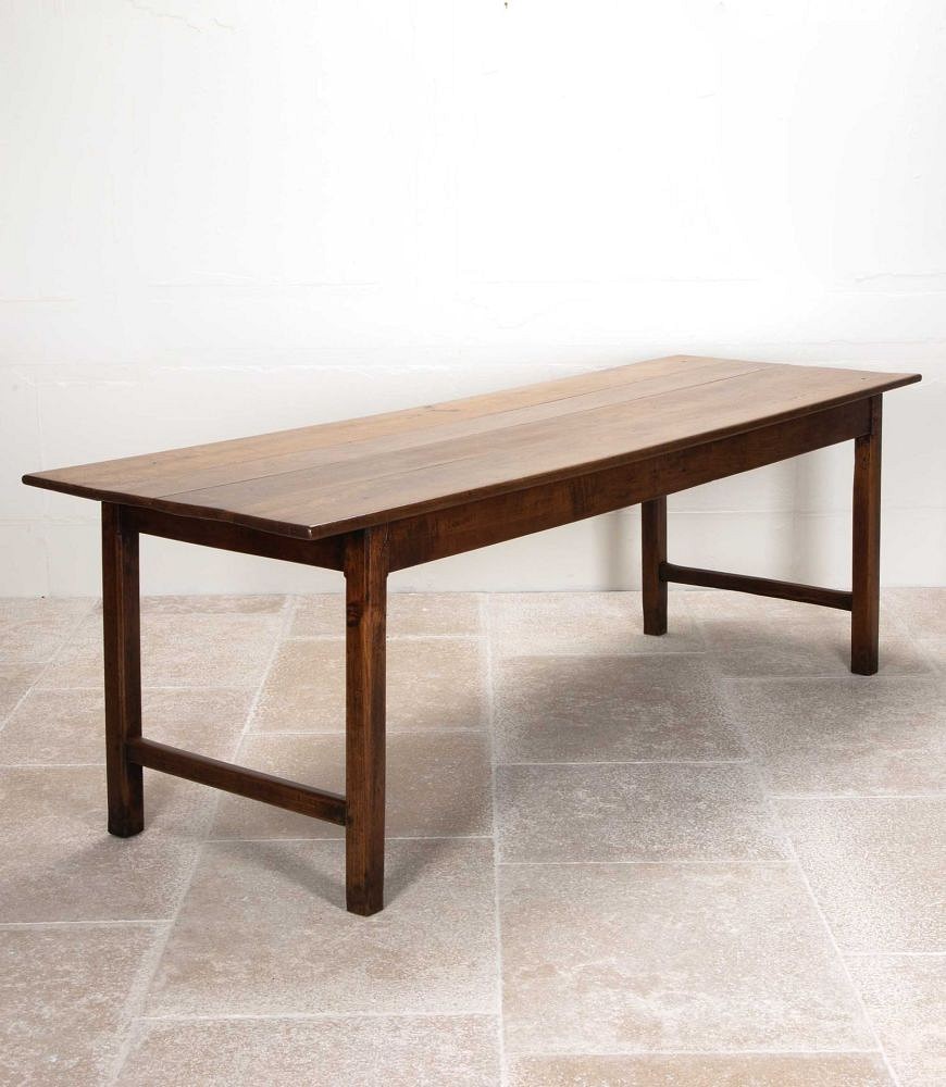 19th Century English Cherry Wood Farmhouse Table TD8541844