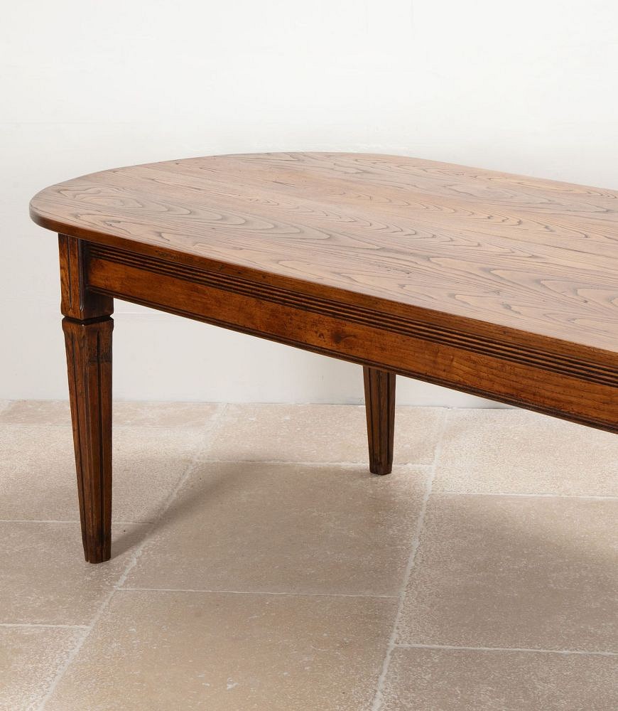 Large 19th Century French Chestnut Farmhouse Table TD8542263