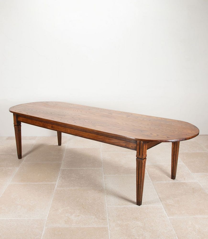 Large 19th Century French Chestnut Farmhouse Table TD8542263