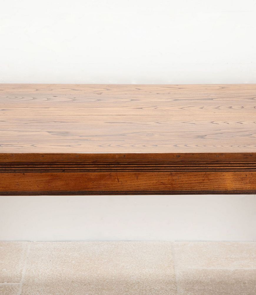 Large 19th Century French Chestnut Farmhouse Table TD8542263