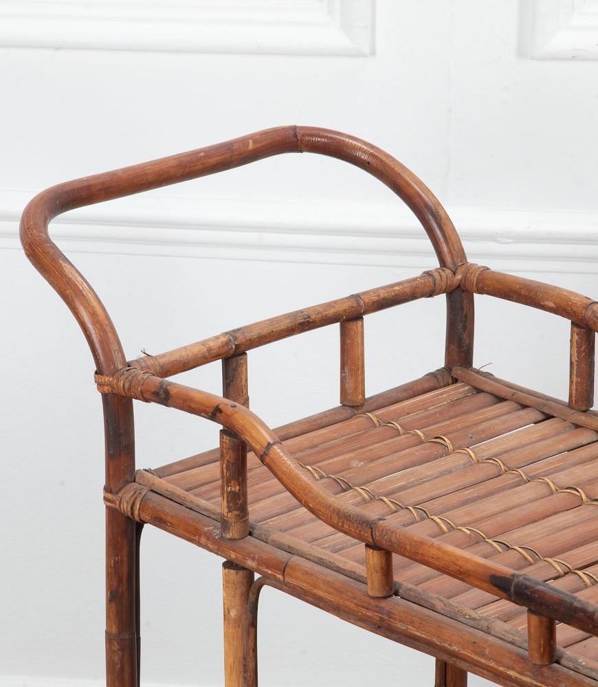 Pair of Italian 20th Century Bamboo Trolleys TS2939488
