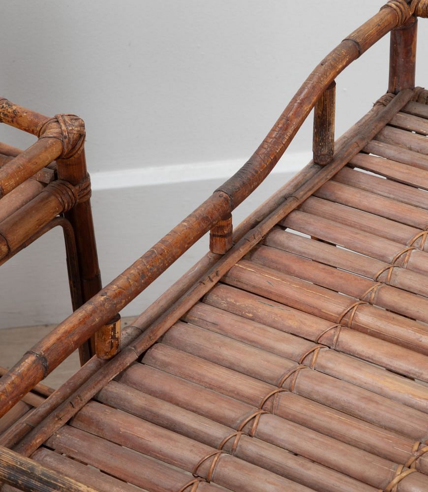 Pair of Italian 20th Century Bamboo Trolleys TS2939488