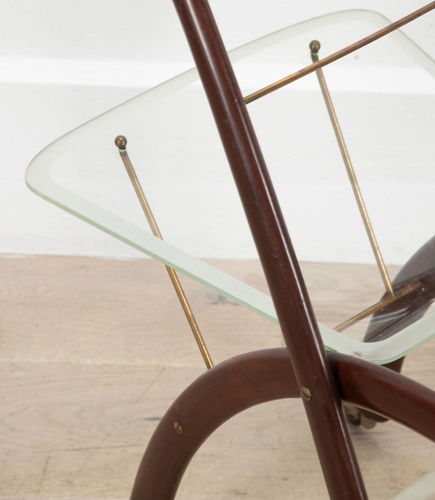 20th Century Brass Drinks Trolley by Guetano Pizzi TS4638219