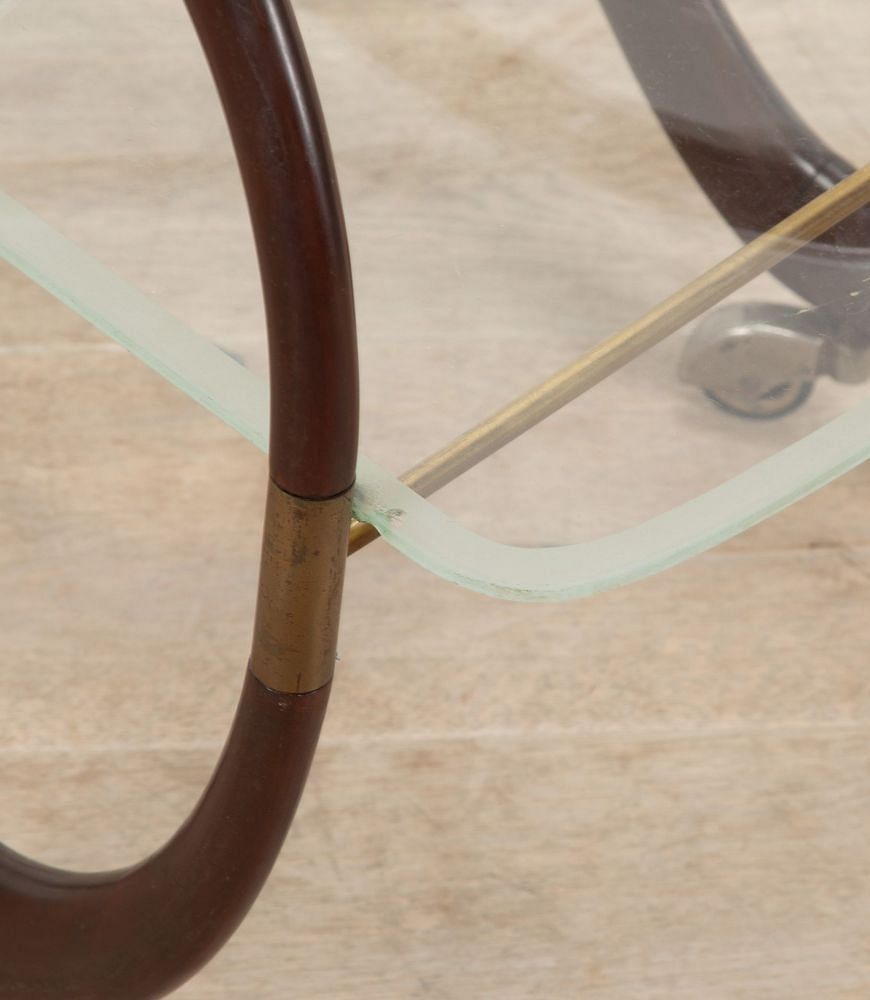 20th Century Brass Drinks Trolley by Guetano Pizzi TS4638219
