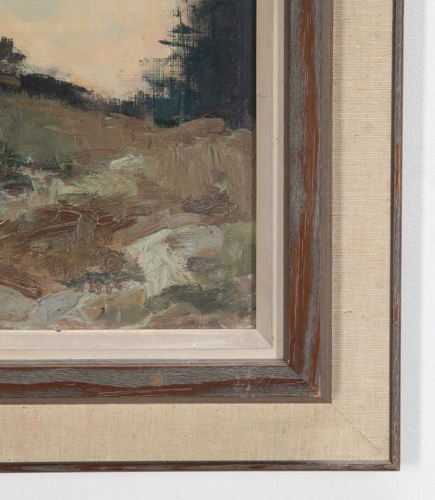 Mid-20th Century Swedish Oil Painting 'At the Edge of the Forest' WD1240911