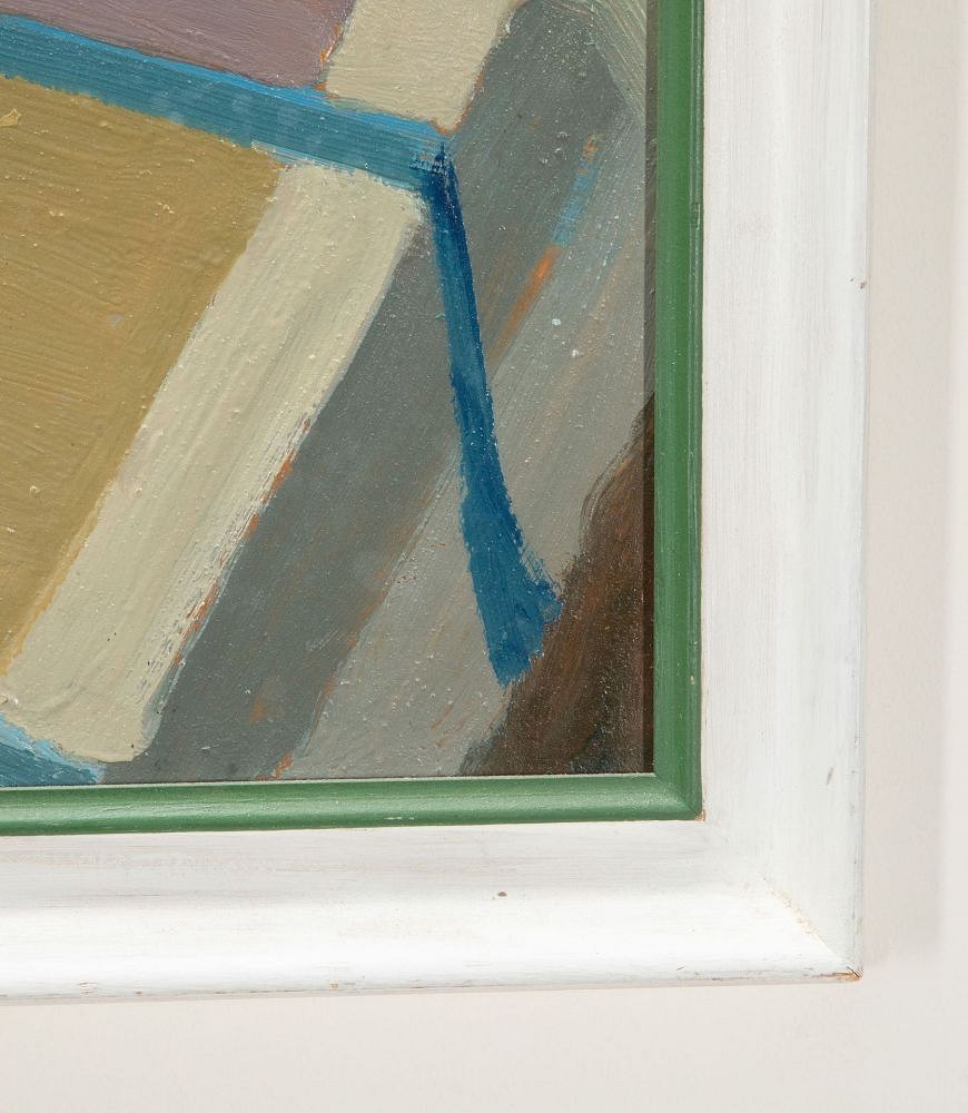 1930s Swedish Oil on Board Painting 'Windowsill Still Life' WD1241813