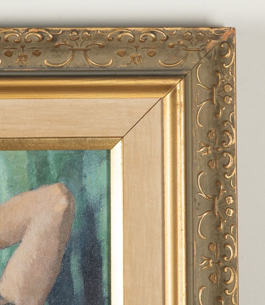 20th Century Swedish Oil on Canvas Painting 'Portrait of a young Spanish Girl' WD1243053