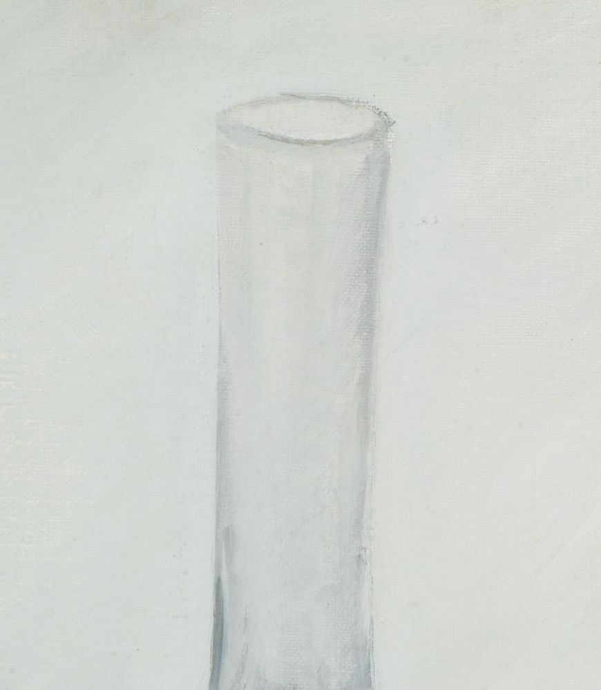 20th Century Swedish Original Oil on Canvas Painting 'Oil Lamp' WD1243059