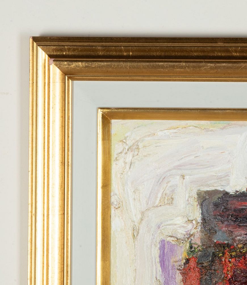 Mid-Century Swedish Oil on Canvas Painting 'Still Life with Lamp' by Hans Larsson (1910-73) WD1243067