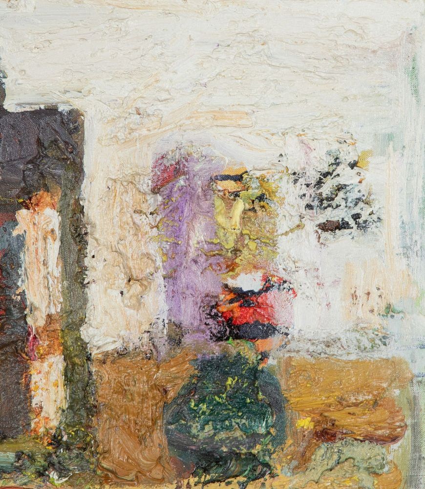 Mid-Century Swedish Oil on Canvas Painting 'Still Life with Lamp' by Hans Larsson (1910-73) WD1243067