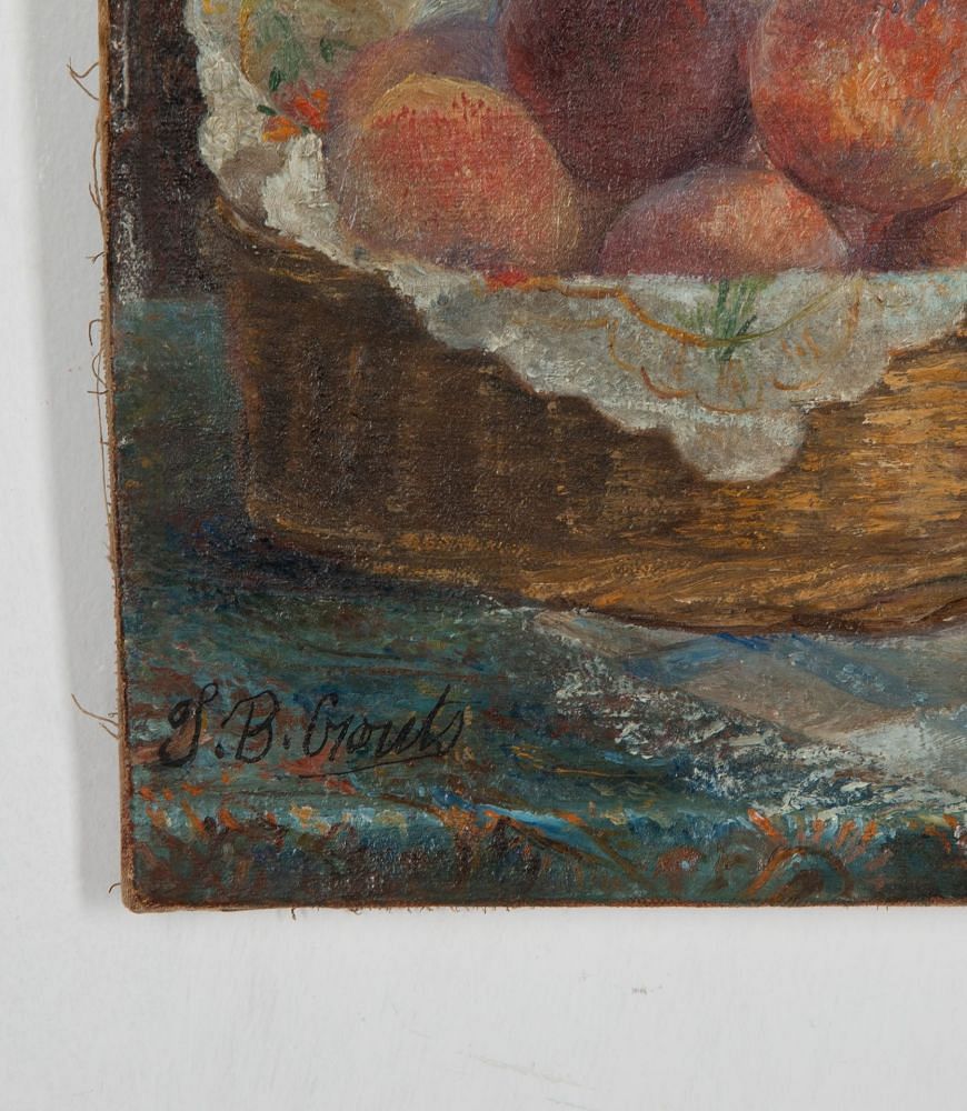 Small Still Life Painting of Peaches WD1534419