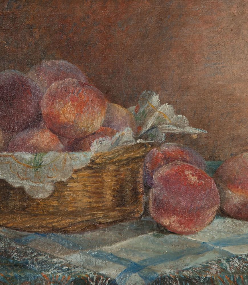 Small Still Life Painting of Peaches WD1534419