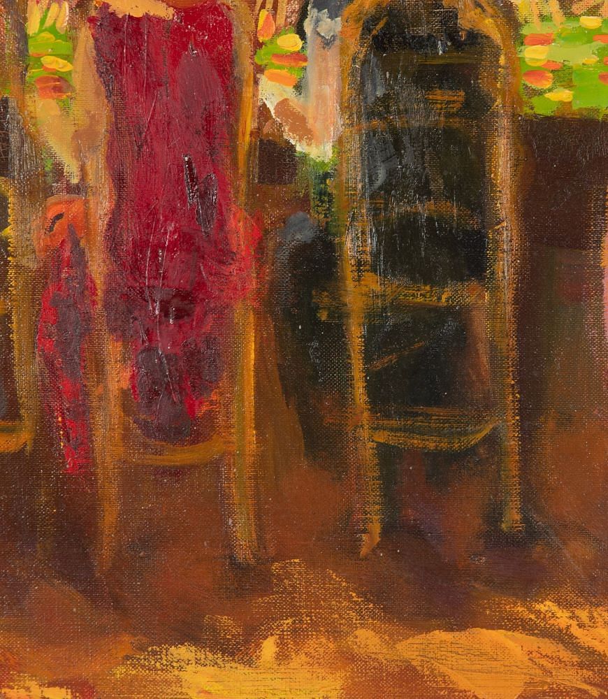 Large French Painting 'At The Casino' WD1536774