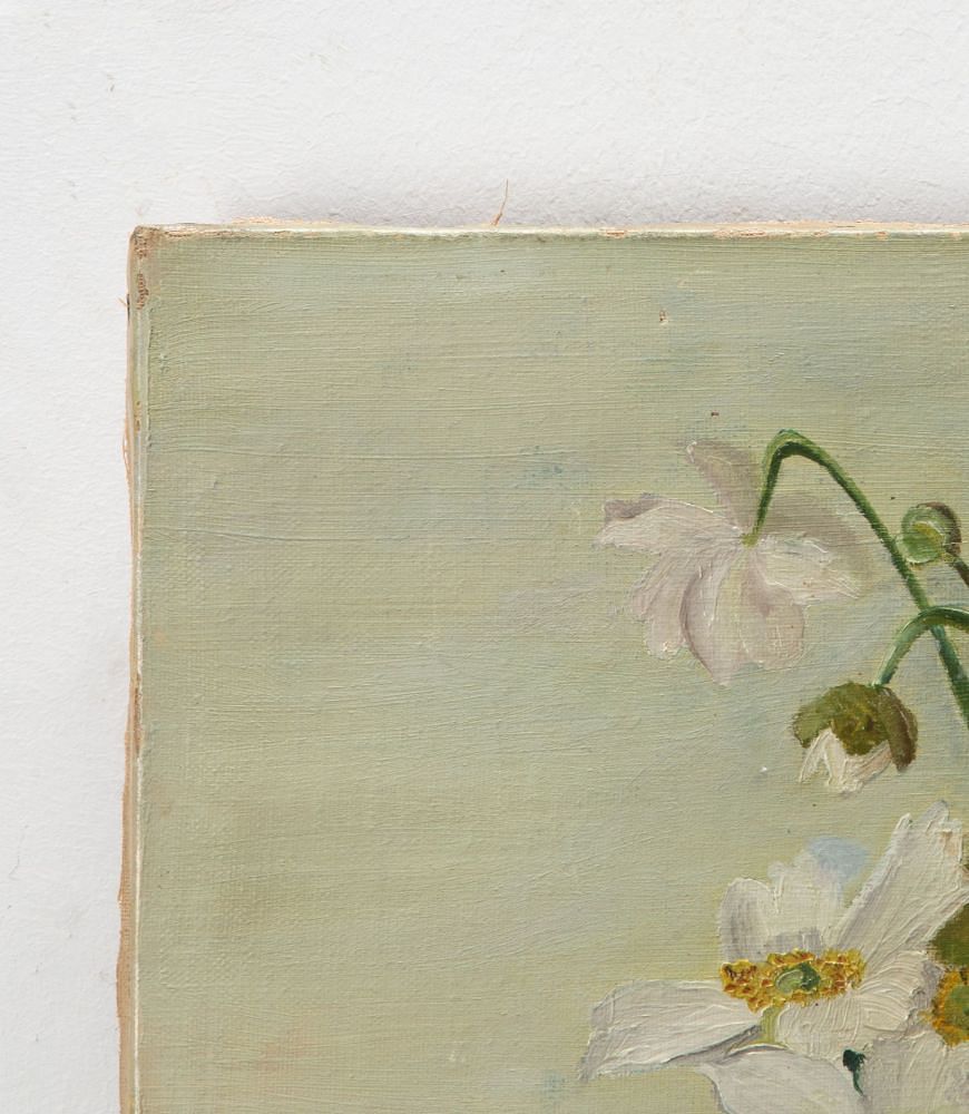 Still Life Oil Painting Of Japanese Anemones WD1538545