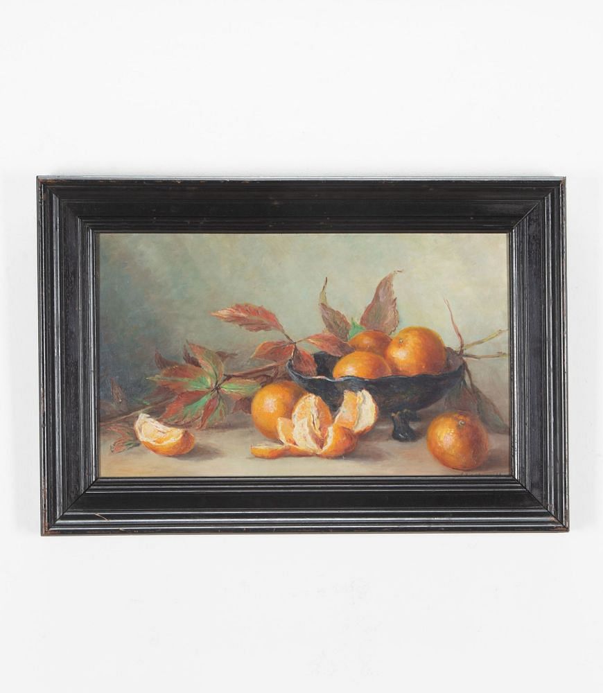 Framed Oil Painting Of Oranges WD1538563
