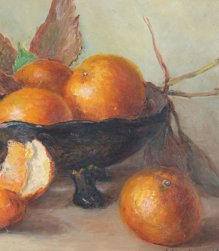 Framed Oil Painting Of Oranges WD1538563