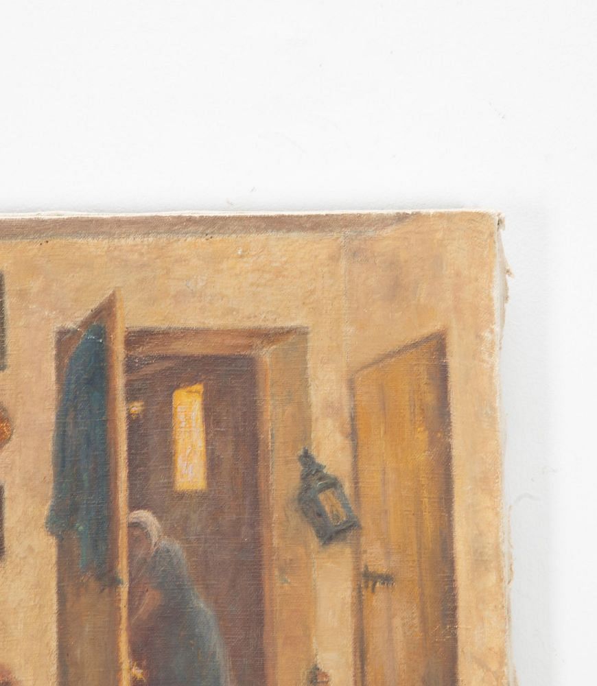 Painting Of An French Interior Scene By L. Nicod WD1538564