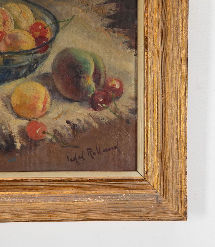 Spanish 20th Century Framed Still Life Painting By Vidal Rolland WD1539468