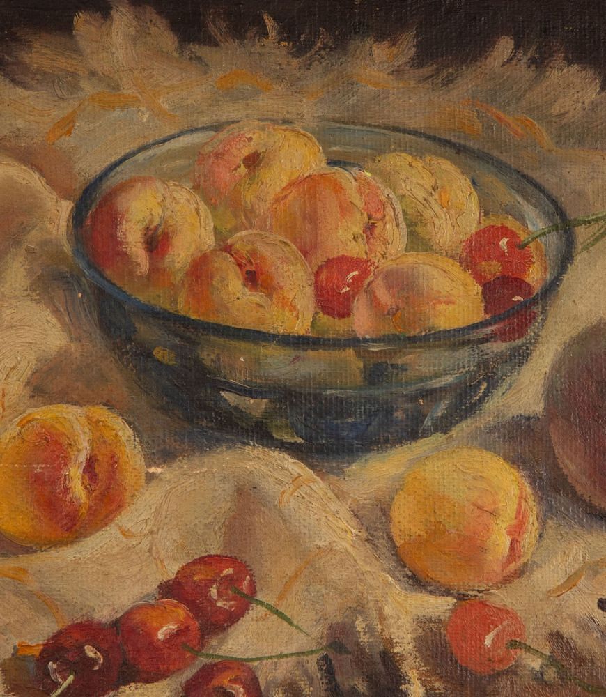 Spanish 20th Century Framed Still Life Painting By Vidal Rolland WD1539468