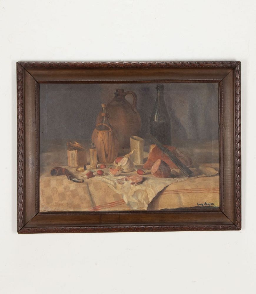 19th Century French Framed Still Painting By Louis Augier WD1541956