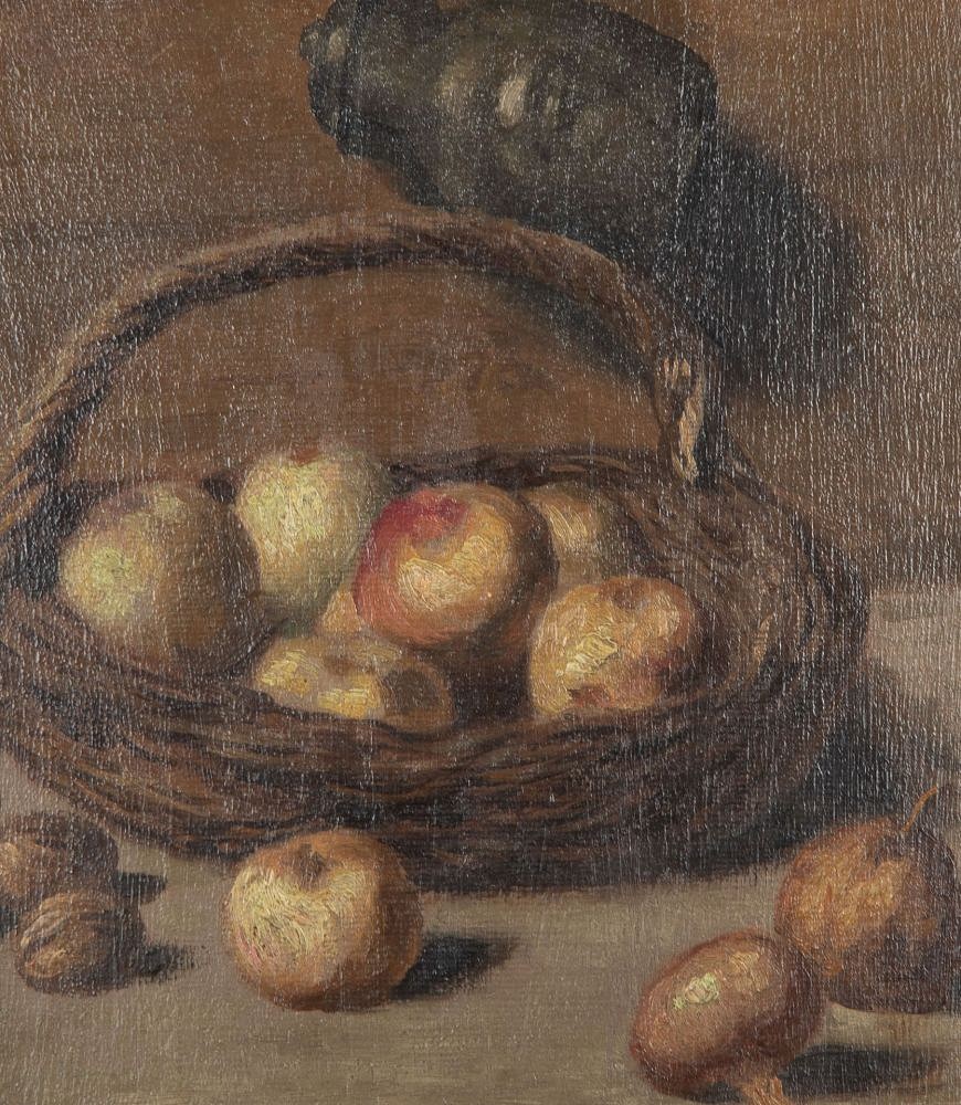 19th Century French Framed Still Life Painting 'Basket of Apples' WD1541963