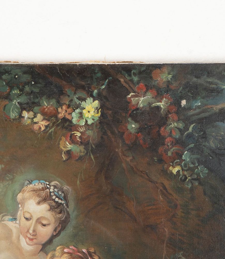 'Leda And The Swan' Oil on Canvas Painting after Boucher WD1541973