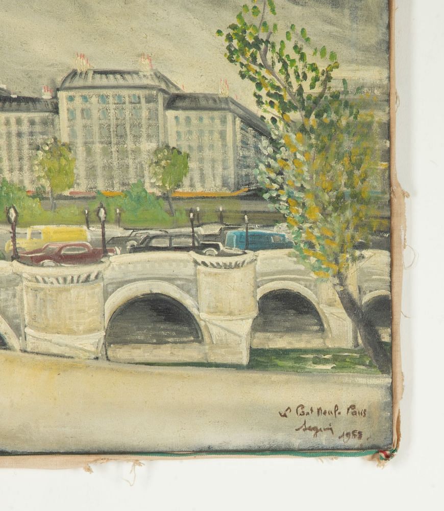 20th Century French Painting 'The Pont Neuf, Paris' WD1542033