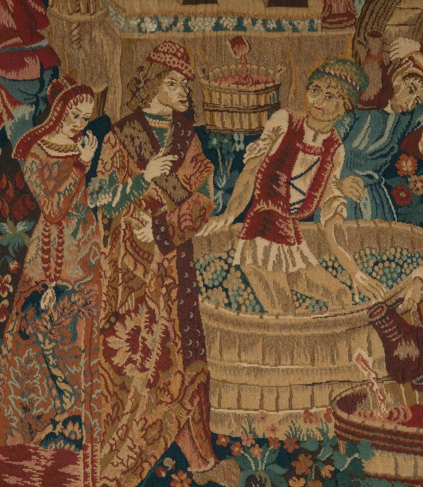 20th Century French 'Le Pressage' Tapestry Wall Hanging WD1542078