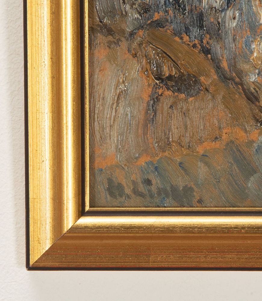20th Century Swedish Oil on Board Painting WD1842098