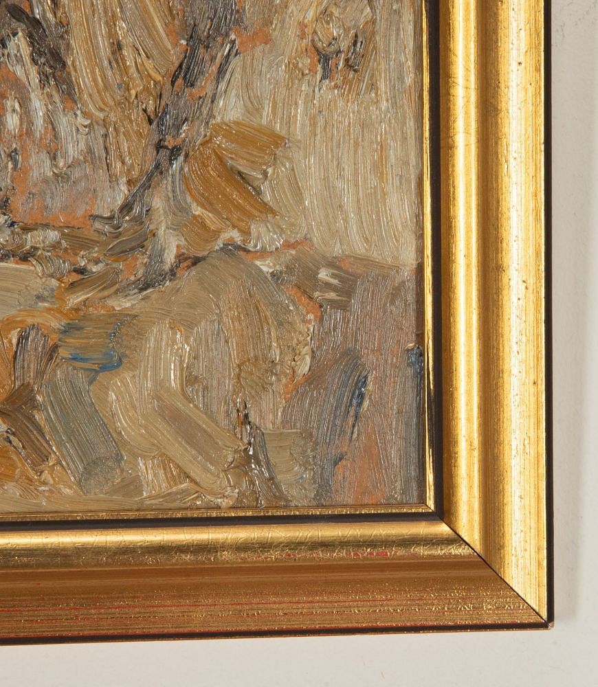 20th Century Swedish Oil on Board Painting WD1842098