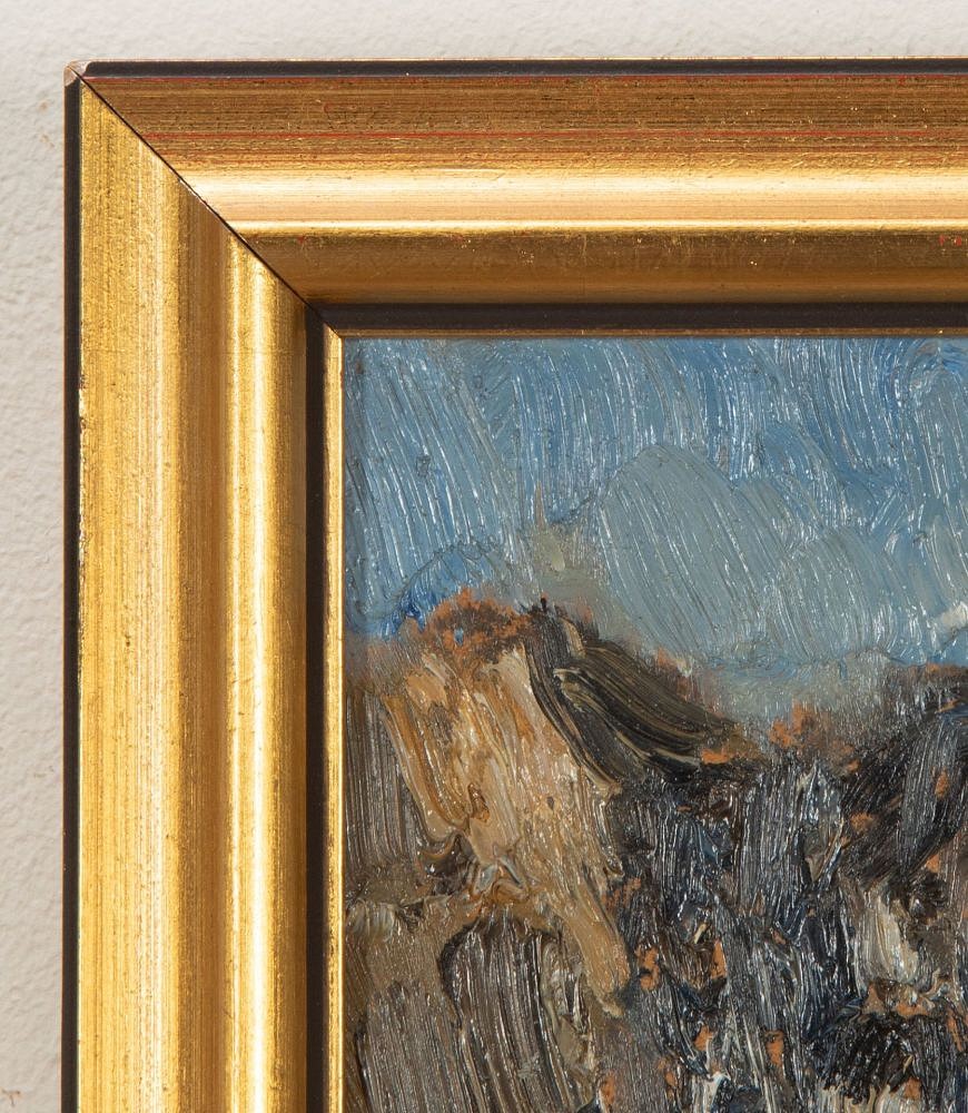 20th Century Swedish Oil on Board Painting WD1842098
