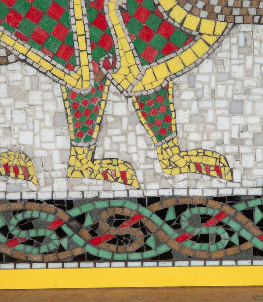 20th Century Mosaic Artwork of Evangelical Lion WD1843173