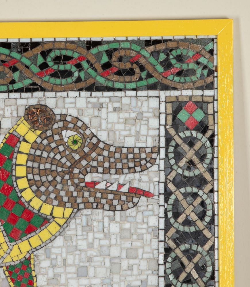20th Century Mosaic Artwork of Evangelical Lion WD1843173
