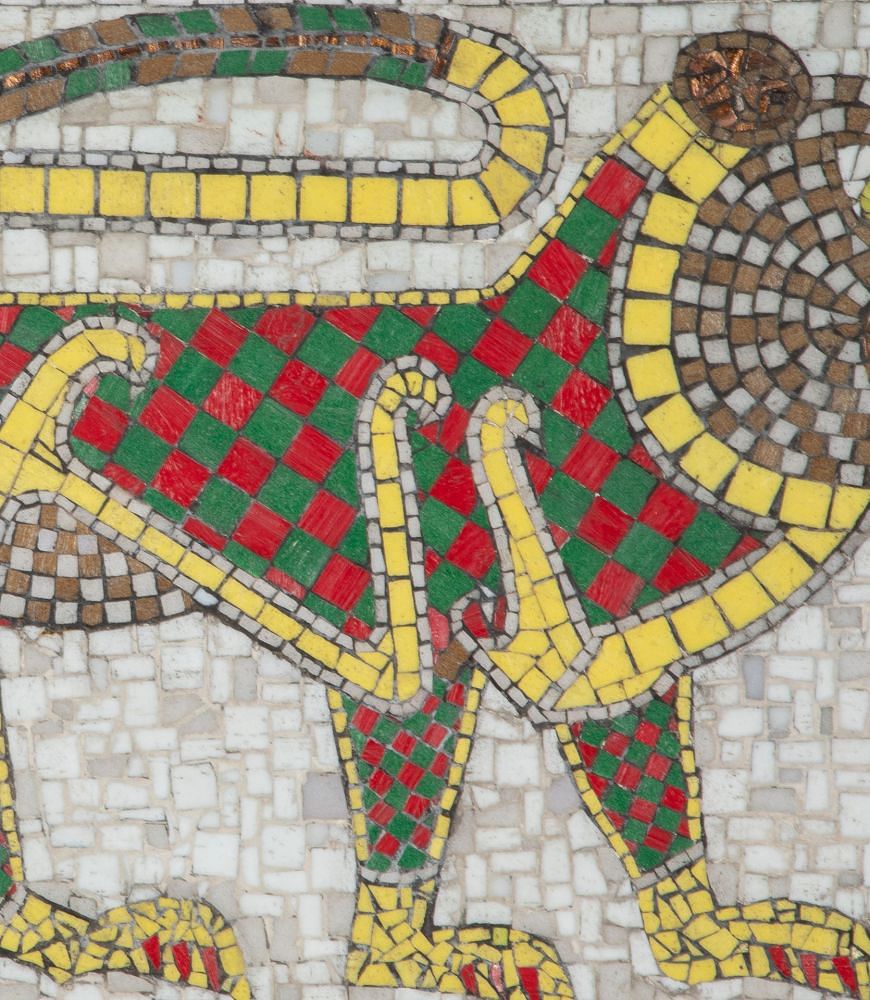 20th Century Mosaic Artwork of Evangelical Lion WD1843173